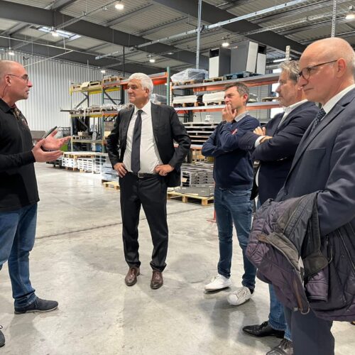 Visite de la région Normandie dans les locaux de AXM